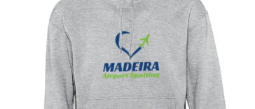 Hoodie Madeira Airport Spotting Grey
