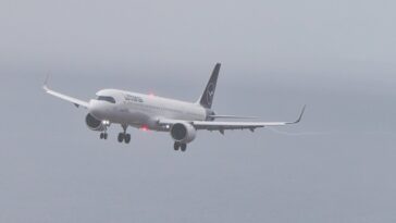 Lufthansa AIRBUS A321-271NX Wet Runway Landing at Madeira Airport