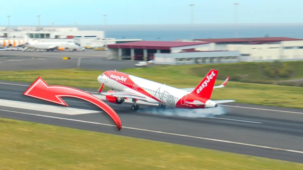 GREAT BOUNCING LANDING Easyjet A320N at Madeira Airport