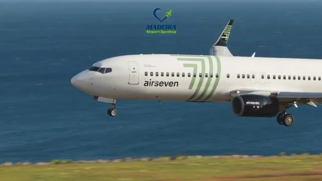 Air Seven flight CAT303 from Aarhus – Boeing 737-800 – OY-ASE – Landing