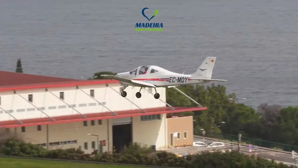 Madeira Aeroclub flight Local from Porto Santo – Tecnam PJ2022 – EC-MQY – Landing